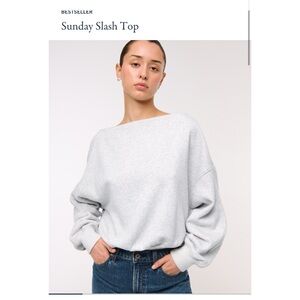 Gray Sunday Slash Top